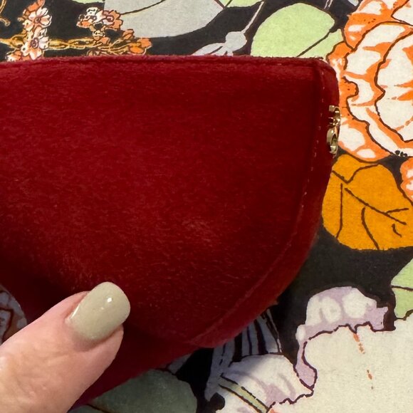 Coach Urban Suede Red 4" Heels/Pumps, sz 7.5 - Picture 8 of 10